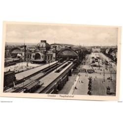 Tarjeta postal   dresden  hauptbahnhof