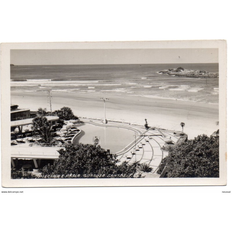 Foto de piscina e praia guaruja santos Foto de piscina e praia guaruja santos