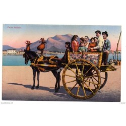 Tarjeta postal  de  italia carro italiano