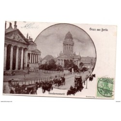 Tarjeta postal de gensdarmenmarkt circulada 1904