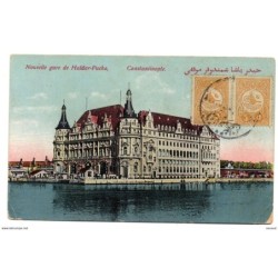 Tarjeta postal nouvelle gare de haidarpacha  constantinople