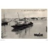 Tarjeta postal Anzio panorama del porto circulada 1908