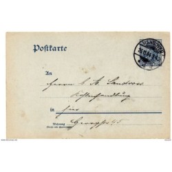 Entero postal de alemania matasellos hanover 1904