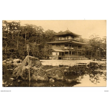 Tarjeta postal de  temple of kinkakuji circulada