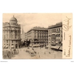 Tarjeta postal de  albrechtsplatz   wien circulada