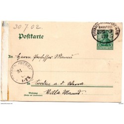 Entero postal de alemania1902