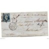 Carta  de francia de 1855 matasello estrella