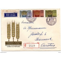 Carta  de portugal de 1960 circulada