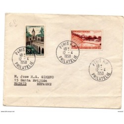 Carta  de 1958 francia