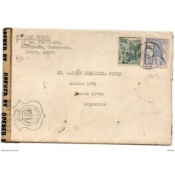Carta  de 1949 japon direccion a buenos aires