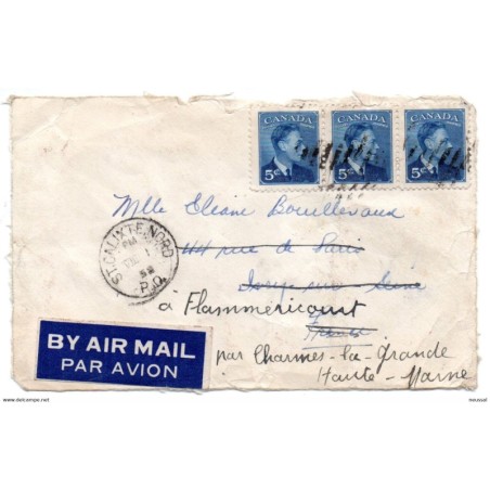 Frontal de carta de canada