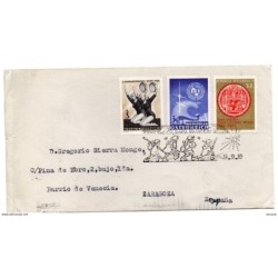 Carta de austria navidad 1960
