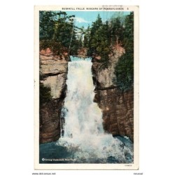 Tarjeta postal de niagara pensylvania circulada 1930