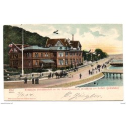 Tarjeta postal de kiel con relieve  circulada 1904