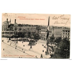 Tarjeta postal de hamburgo circulada de 1903
