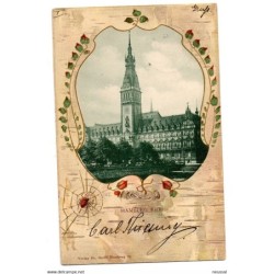 Tarjeta postal de hamburgo circulada de 1903