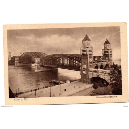 Tarjeta postal de koln circulada de 1930