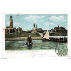 Tarjeta postal de kiel  circulada de 1904