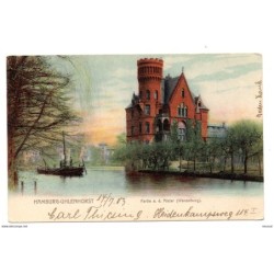 Tarjeta postal de hamburgo circulada de 1903
