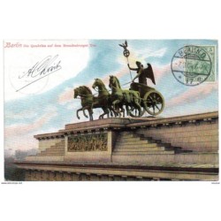 Tarjeta postal de berlin circulada  1904