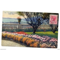 Tarjeta postal de cote dazur circulada