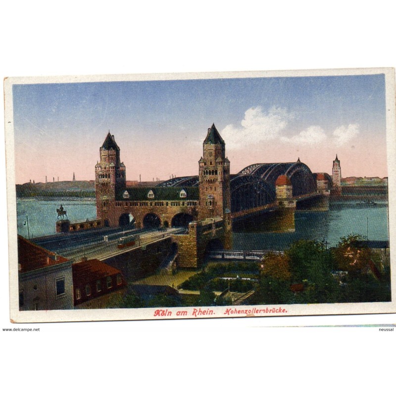 Tarjeta postal de koln am rhein alemania Tarjeta postal de koln am rhein alemania