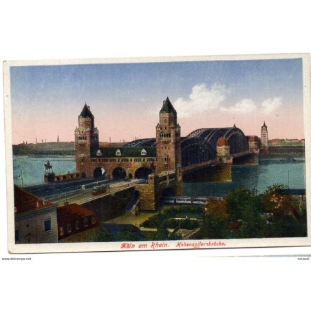 Tarjeta postal de koln am rhein alemania