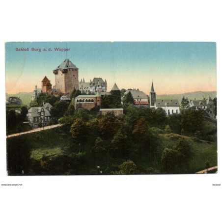 Tarjeta postal de schlob burg wupper