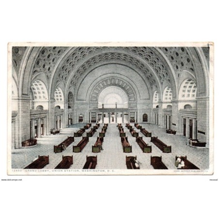 Tarjeta postal de grand lobby  union station washington