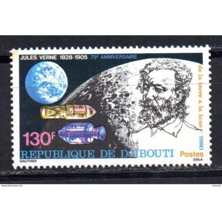 Sello  n 524 djibouti