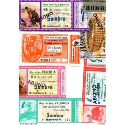 17 entradas de toros de valencia diferentes