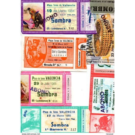 17 entradas de toros de valencia diferentes