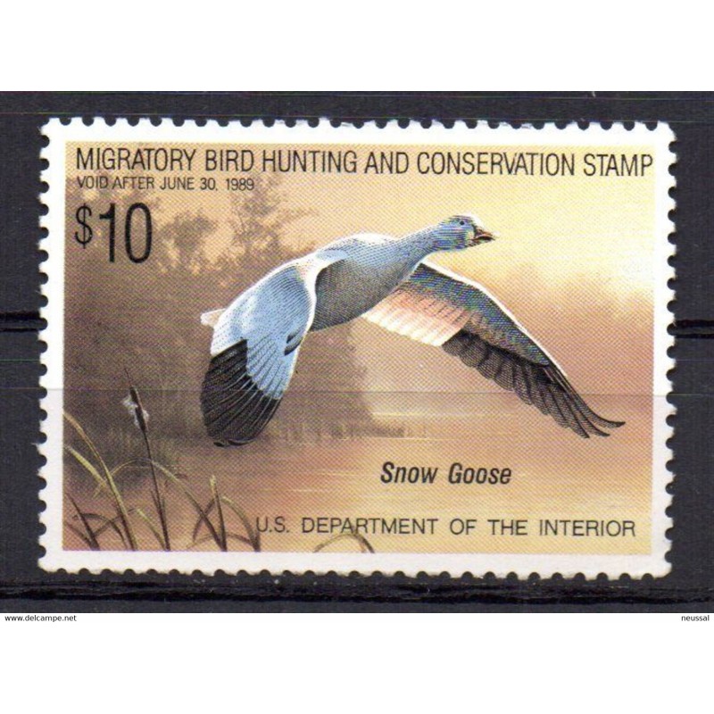 Sello de EEUU migratori bird Sello de EEUU migratori bird