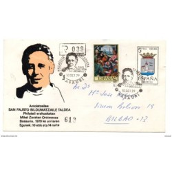 Carta con matasellos commemorativo de basauri 1979