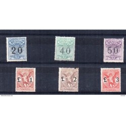 Serie n16 timbres pour mandats  Italia