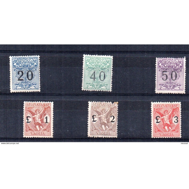 Serie n16 timbres pour mandats Italia Serie n16 timbres pour mandats Italia