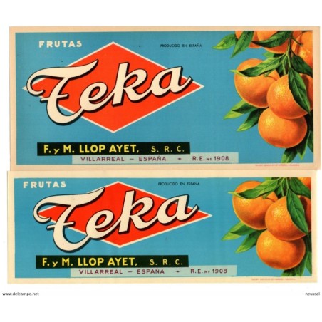 4 papeles de publicidad de naranjas diferentes tamaños1