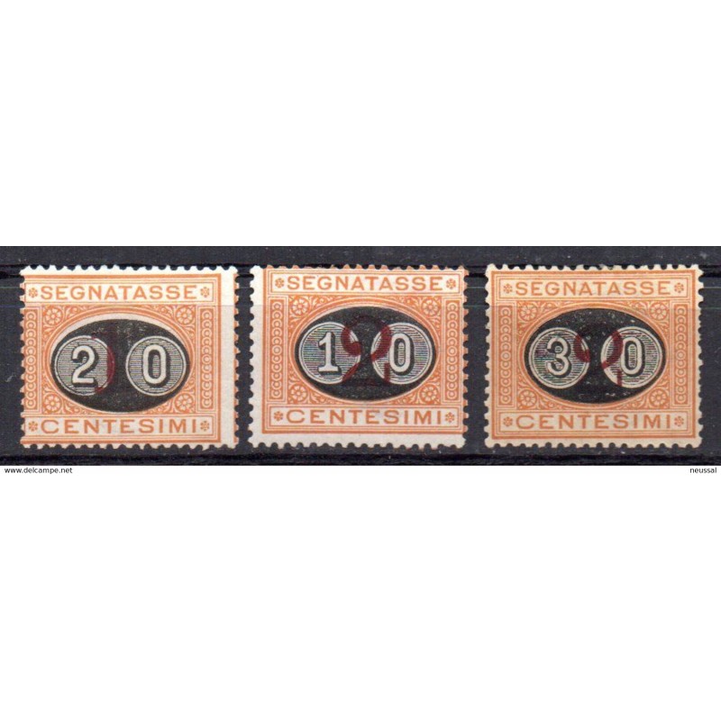 Serie n timbre taxe 224 italia Serie n timbre taxe 224 italia