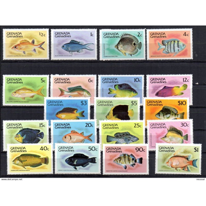 Serie n 35068 grenada grenadines Serie n 35068 grenada grenadines