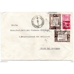 Carta con matasellos de palermo de 1960