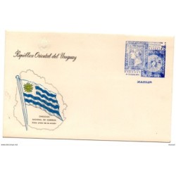Carta con matasellos de  uruguay