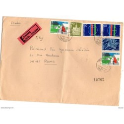 Carta   con matasellos  de  1969  de suiza