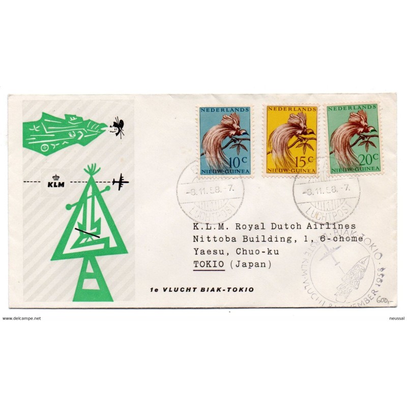 Carta de 1958 direccion japon Carta de 1958 direccion japon