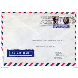 Carta con matasellos commemorativo de 1975 belgica