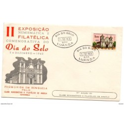 Sobre de primer dia de angola de 1963
