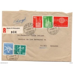 Carta de suiza de 1960