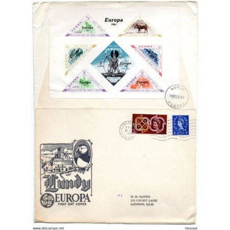 Carta con hb de lundi de 1961
