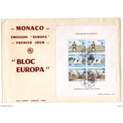 Sobre de primer dia con hb17 Monaco