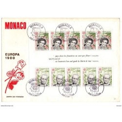 Sobre de primer dia con hb18 Monaco