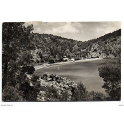 Tarjeta postal  circulada de Ibiza Playa Cala san vicente